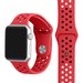 Curea iUni compatibila cu Apple Watch 1/2/3/4/5/6/7, 38mm, Silicon Sport, Red